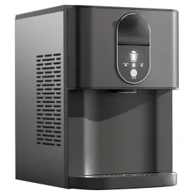 16.9 In. Ice Production per Day(44 Lb), 32 Lb. Portable Ice Maker in Black with Intelligent Panel and Nugget Maker.