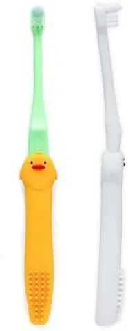 2 Pcs Set - Silicone Dog Toothbrush with Handle - Cat Toothbrush