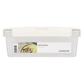 3.5L LocknLock Wave Container with Handle White LWC208HW