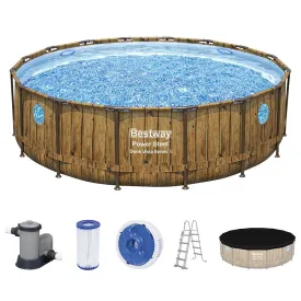 56725 Bestway Readymade Swimming pool  in India Power Steel 16 Ft x  4 Ft