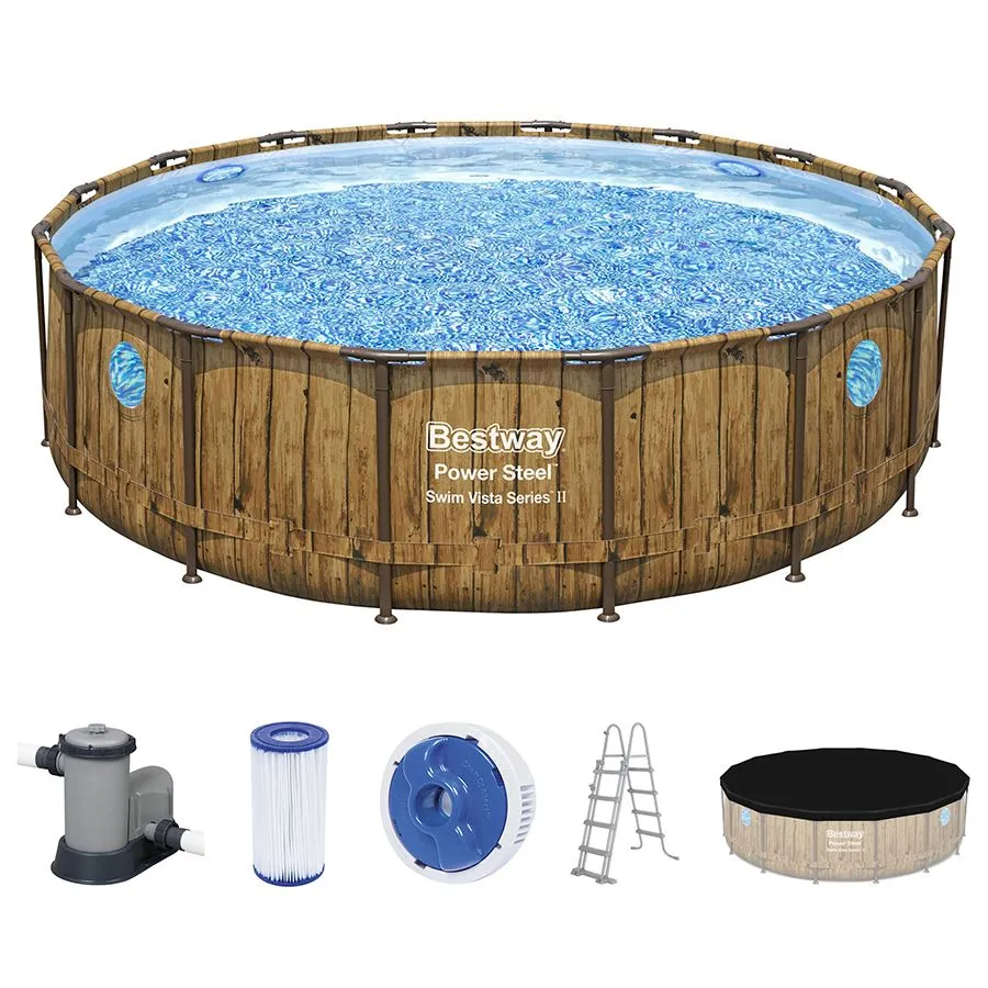 56725 Bestway Readymade Swimming pool  in India Power Steel 16 Ft x  4 Ft