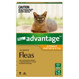 Advantage Spot-On Flea Treatment <4kg Cat & Kitten