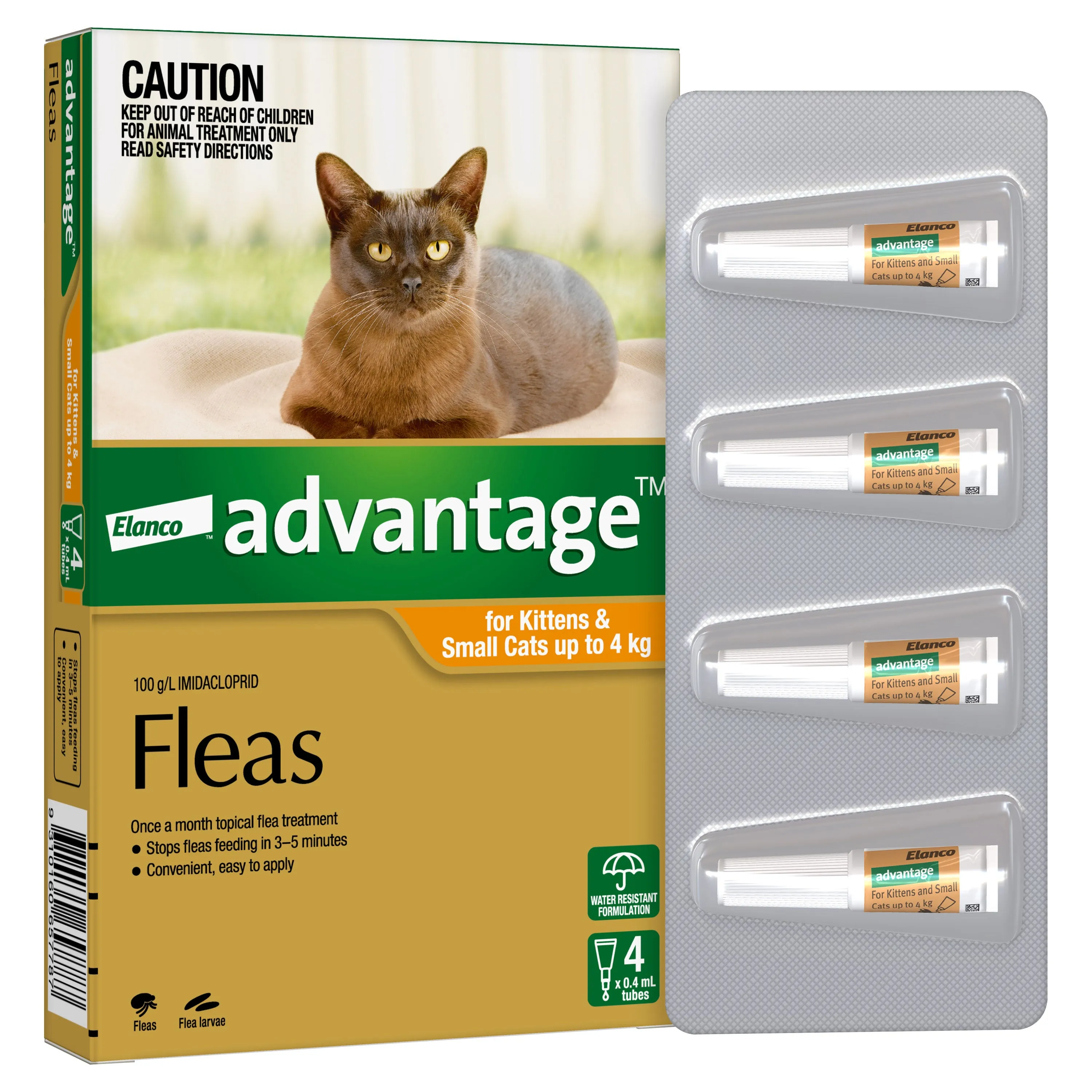 Advantage Spot-On Flea Treatment <4kg Cat & Kitten