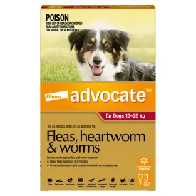 Advocate - Dog 10-25kg (3pk)