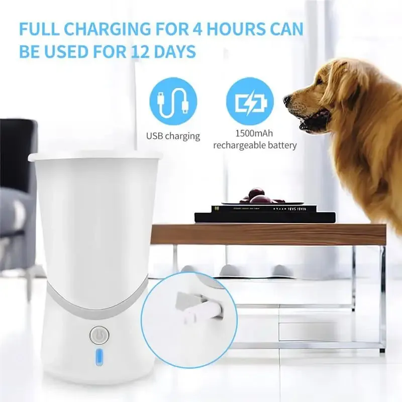 Automatic Dog Paws Cleaner Portable Paw Cleaner for Small and Medium-Sized Dogs