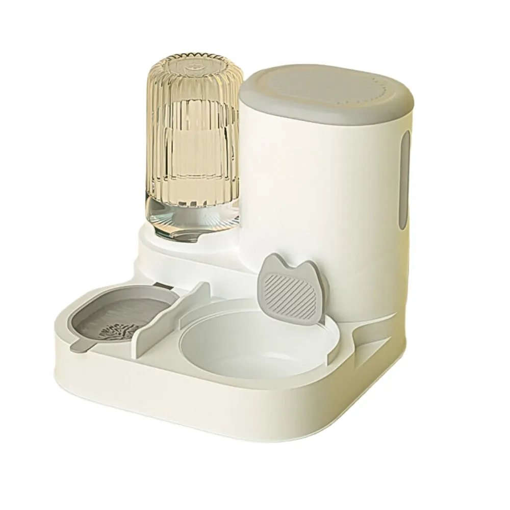 Automatic Pet Food & Water Dispenser – Gravity Feeder System for Cats & Dogs