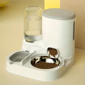 Automatic Pet Food & Water Dispenser – Gravity Feeder System for Cats & Dogs