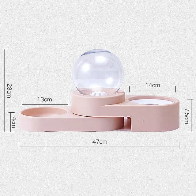 Automatic Water Dispenser and Food Bowl Set For Pet