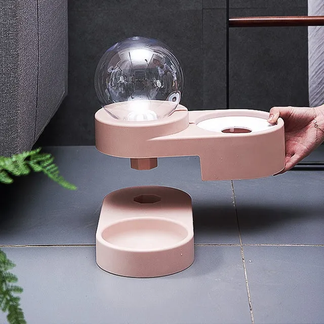 Automatic Water Dispenser and Food Bowl Set For Pet