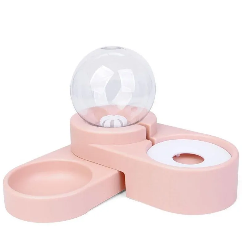 Automatic Water Dispenser and Food Bowl Set For Pet