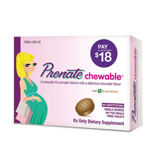 Avion Prenate Chewable Vitamin Dutch Chocolate 30ct (Rx)