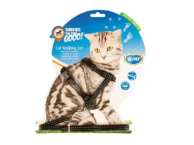 CAT WALKING SET REFLECTIVE UNI 20-35cm / 10mm - 125cm black
