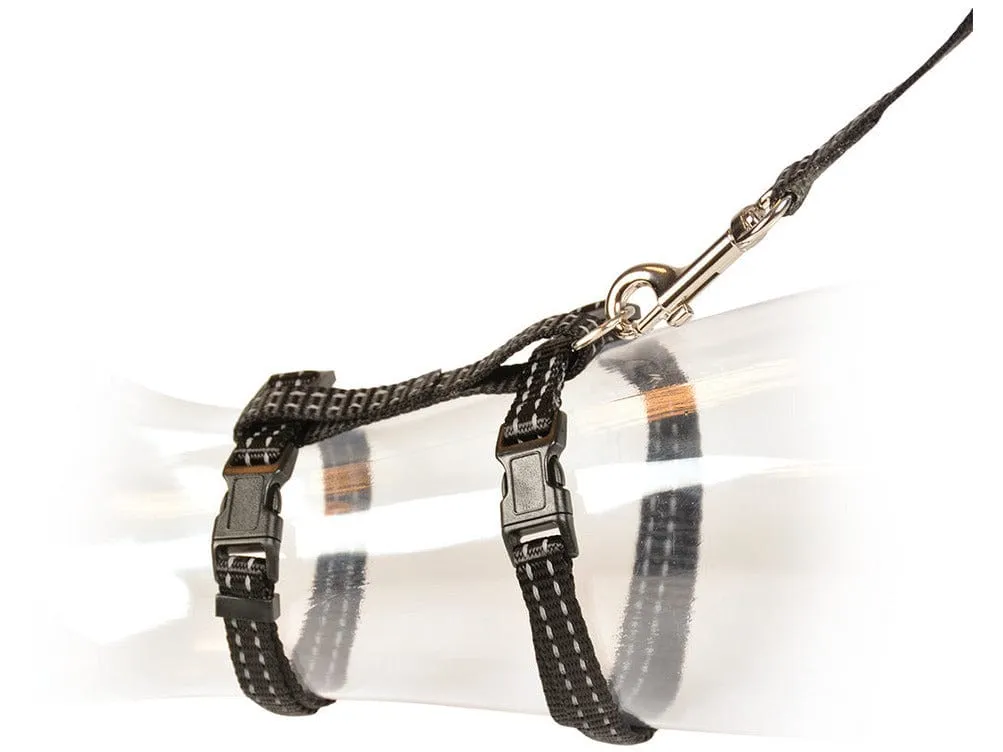 CAT WALKING SET REFLECTIVE UNI 20-35cm / 10mm - 125cm black