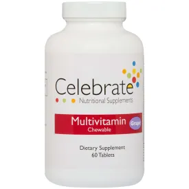 Celebrate Vitamins - Multivitamin - Chewable - Grape - 60 Tablets