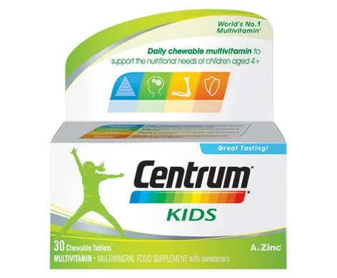 Centrum Kids Chewable 30 Tablets (A)