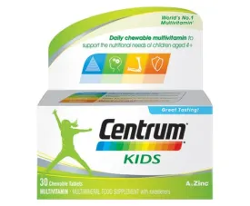 Centrum Kids Chewable 30 Tablets (A)