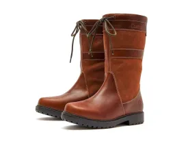 Chatham Paddock II Waterproof Mid Calf Country Boot Dark Tan