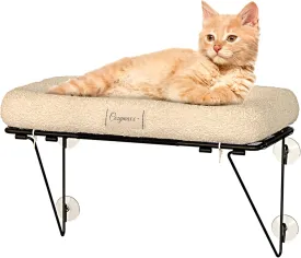 Cozymaxx Cat Windows Perch Hammock-Extra Hinges Adjustable Size for Small and Large Windows