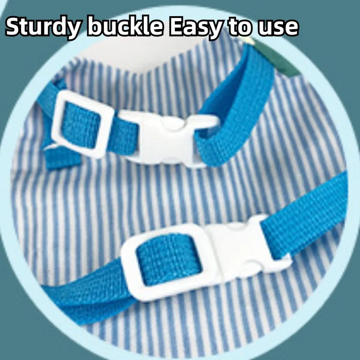 Cute Rabbit Leash and Harness Set, Bunny Rabbit Dress Clothes Walking Harness Vest Escape Proof Pet Supply for Rabbit Hedgehog Ferret Guinea Pig (Green with Accessories,L)