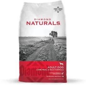 Diamond Naturals Adult Dry Dog Food Lamb Meal and Rice Formula Made with Lamb Protein, Probiotics and Essential Nutrients to Support Balanced and Overall Health 20LB