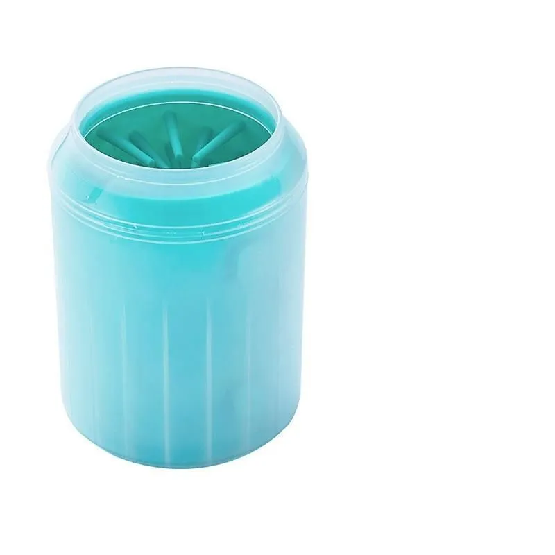 Dog Pet Foot Paw Cleaner Cup Soft Silicone Combs Portable Outdoor Washer Cup Paw Clean Brush