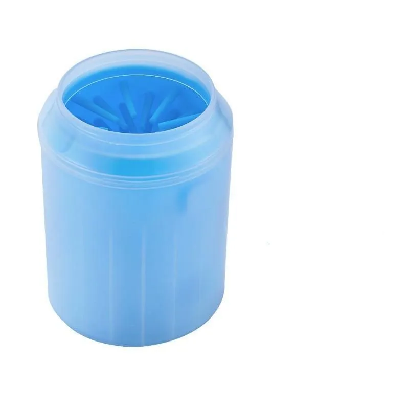 Dog Pet Foot Paw Cleaner Cup Soft Silicone Combs Portable Outdoor Washer Cup Paw Clean Brush