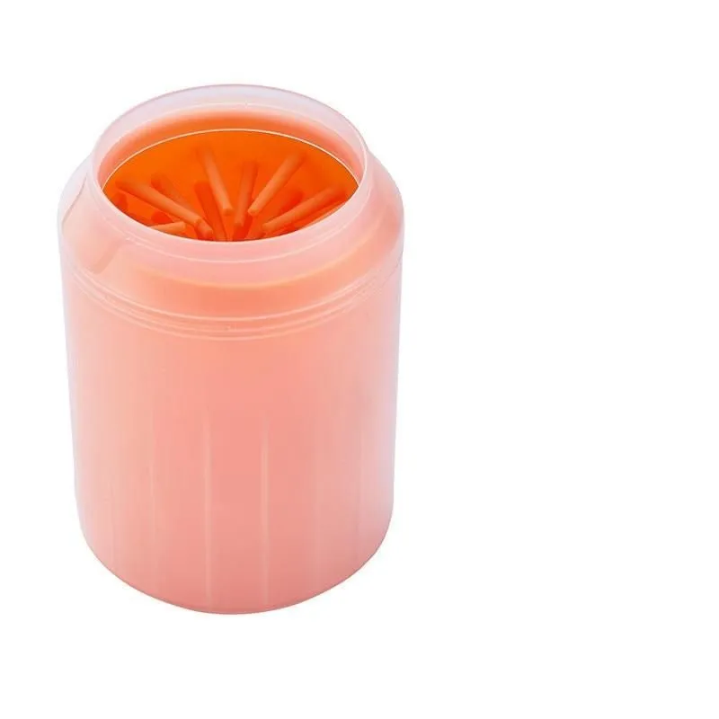 Dog Pet Foot Paw Cleaner Cup Soft Silicone Combs Portable Outdoor Washer Cup Paw Clean Brush