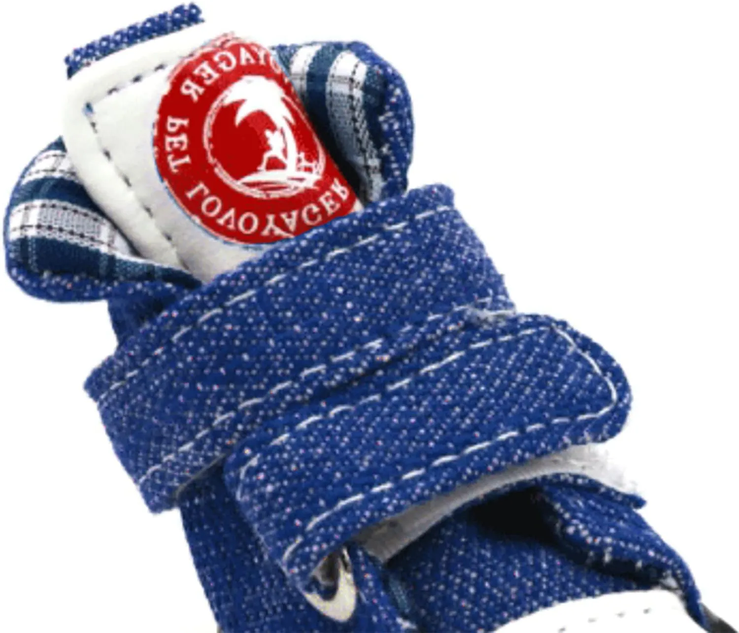 Dog Sneaker for Small Dogs, Canvas Shoes for Puppy, Anti-Slip Dog Shoes, Pet Boots for Small Dog Blue Size 3