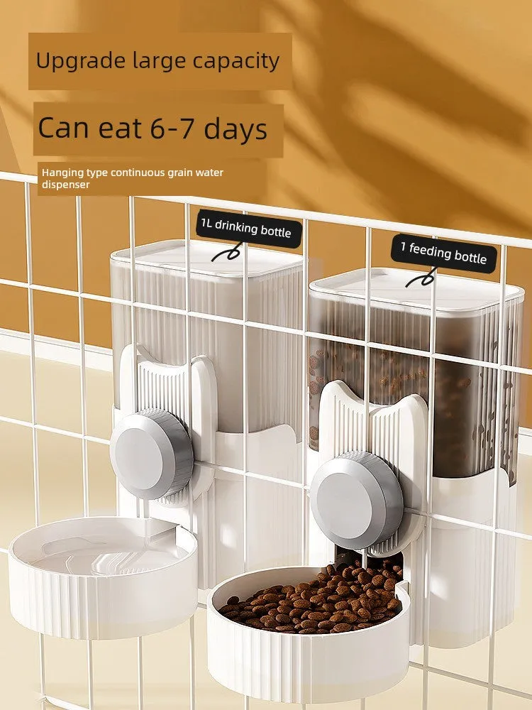 Elevated Pet Feeder & Water Dispenser for Stylish Homes
