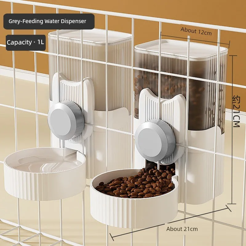 Elevated Pet Feeder & Water Dispenser for Stylish Homes