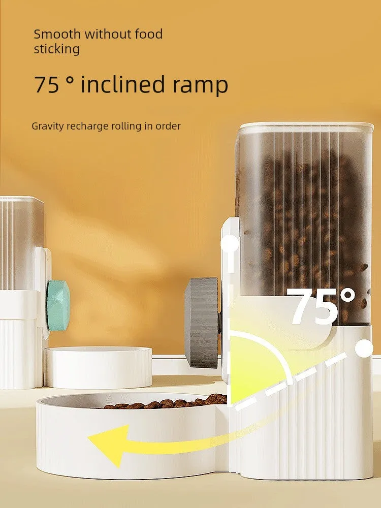 Elevated Pet Feeder & Water Dispenser for Stylish Homes