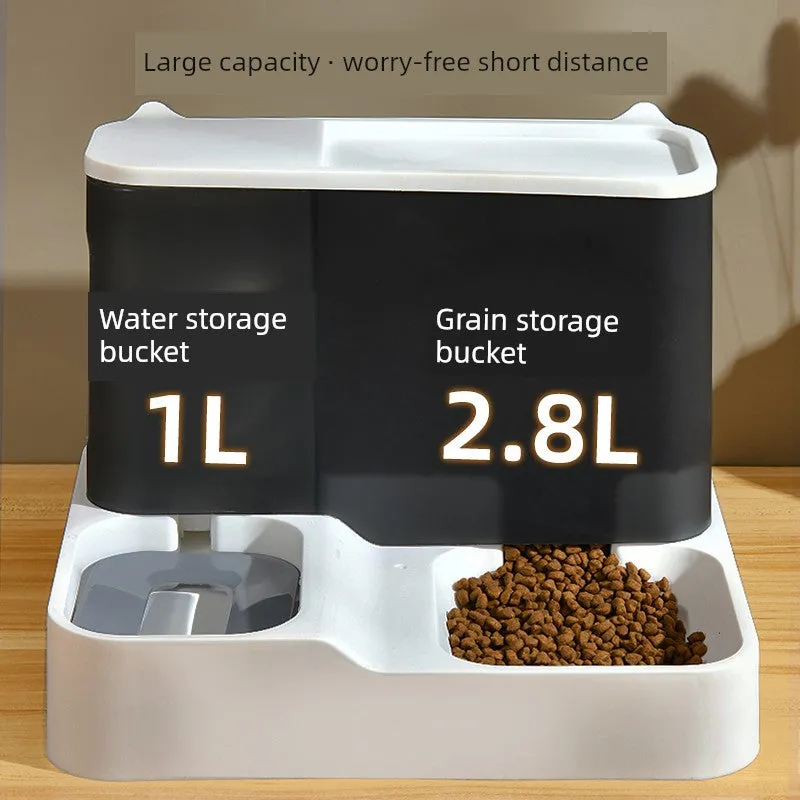 Elevated Pet Feeder & Water Dispenser for Stylish Homes