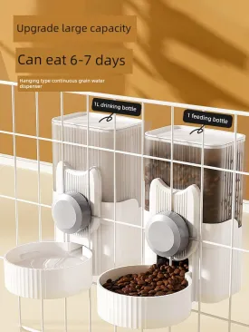 Elevated Pet Feeder & Water Dispenser for Stylish Homes
