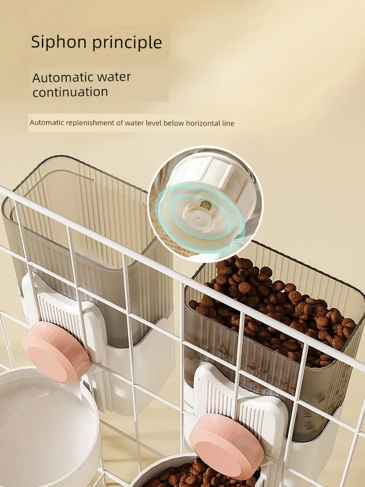 Elevated Pet Feeder & Water Dispenser for Stylish Homes