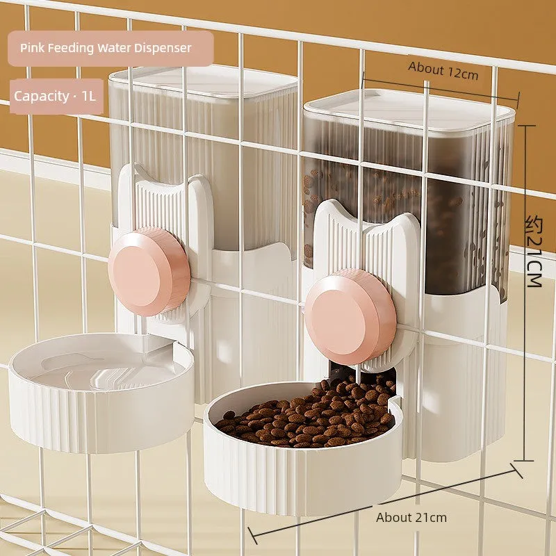 Elevated Pet Feeder & Water Dispenser for Stylish Homes