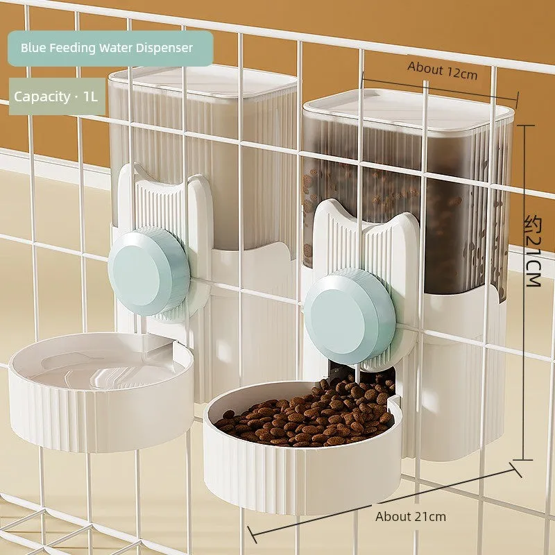 Elevated Pet Feeder & Water Dispenser for Stylish Homes