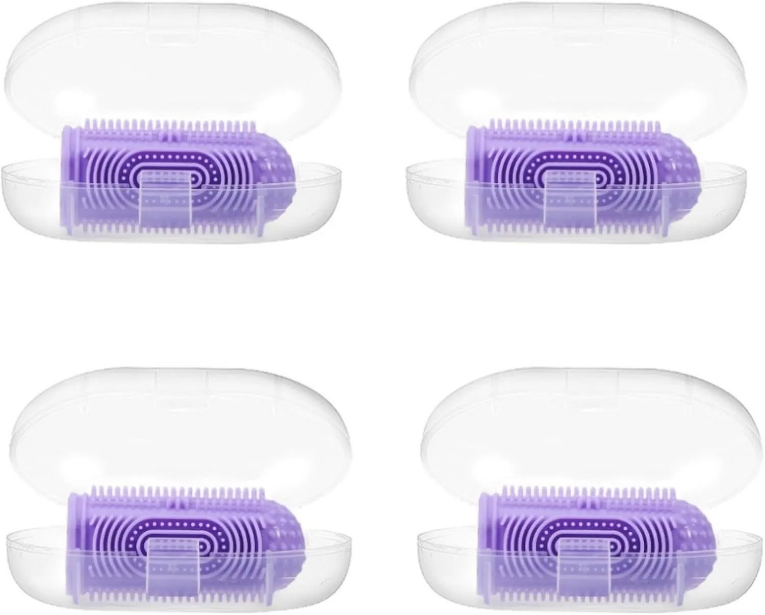Finger Tooth Brushing Baby Finger Toothbrush 0-12 Months,4 Pcs Silicone Finger Brush Baby Toothbrush,Toddler Fingers toothbrushs,Infant toothbrushes with 4 Travel Case