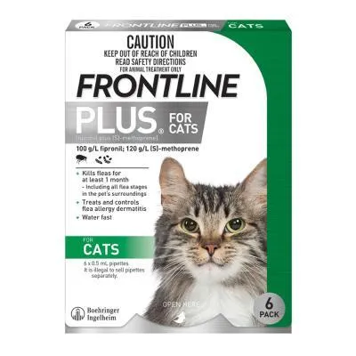Frontline Plus Flea Treatment for Cats