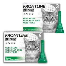 FRONTLINE PLUS® Spot-On Flea and Tick Treatment for Cats