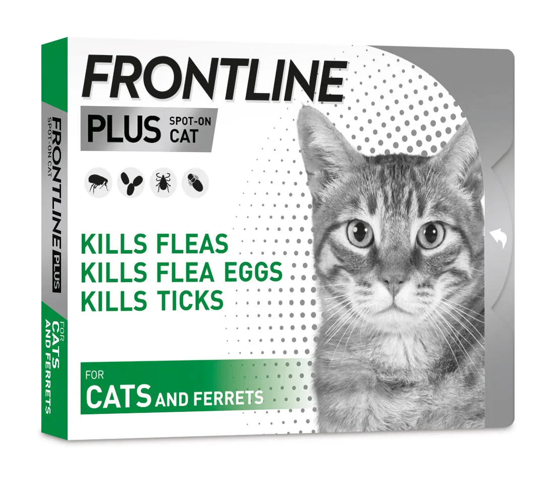 FRONTLINE PLUS® Spot-On Flea and Tick Treatment for Cats
