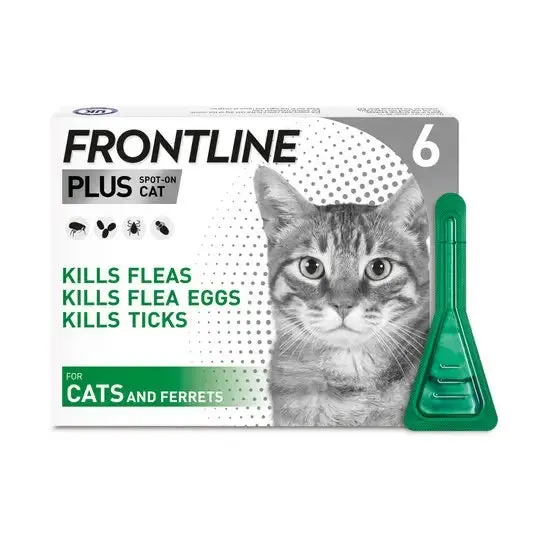 FRONTLINE PLUS® Spot-On Flea and Tick Treatment for Cats