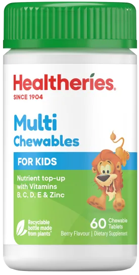 Healtheries KidsCare Chewable Tablets Multivitamin and Mineral 60s