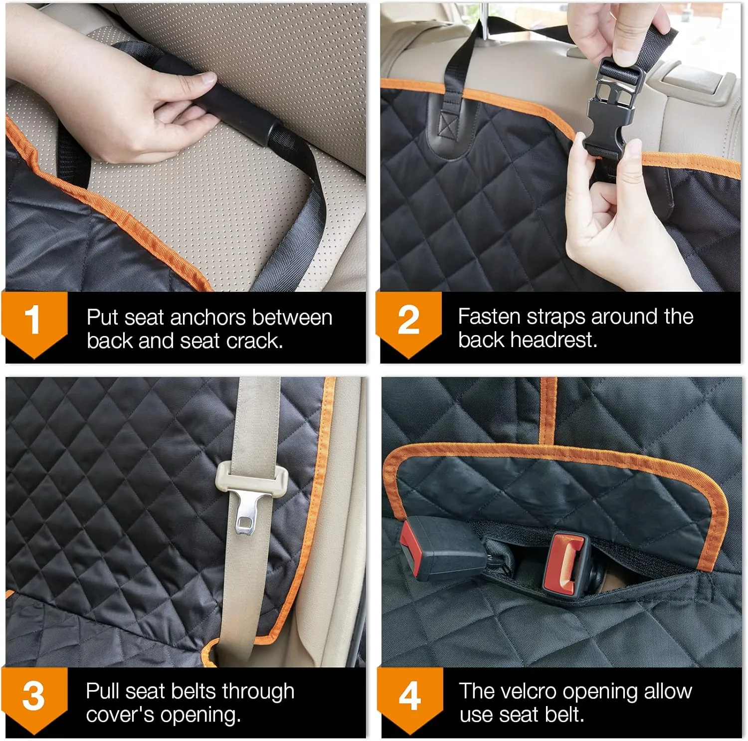 iBuddy Dog Seat Cover for Truck Waterproof Truck Back Seat Protector for Kids Without Smell Heavy Duty and Nonslip Pet Bench Seat Cover for Chevrolet Silverado/GMC/Ram/Ford F150 F250 F350