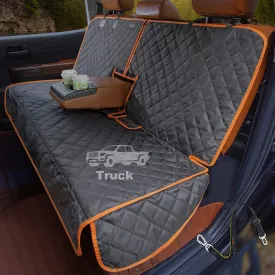 iBuddy Dog Seat Cover for Truck Waterproof Truck Back Seat Protector for Kids Without Smell Heavy Duty and Nonslip Pet Bench Seat Cover for Chevrolet Silverado/GMC/Ram/Ford F150 F250 F350