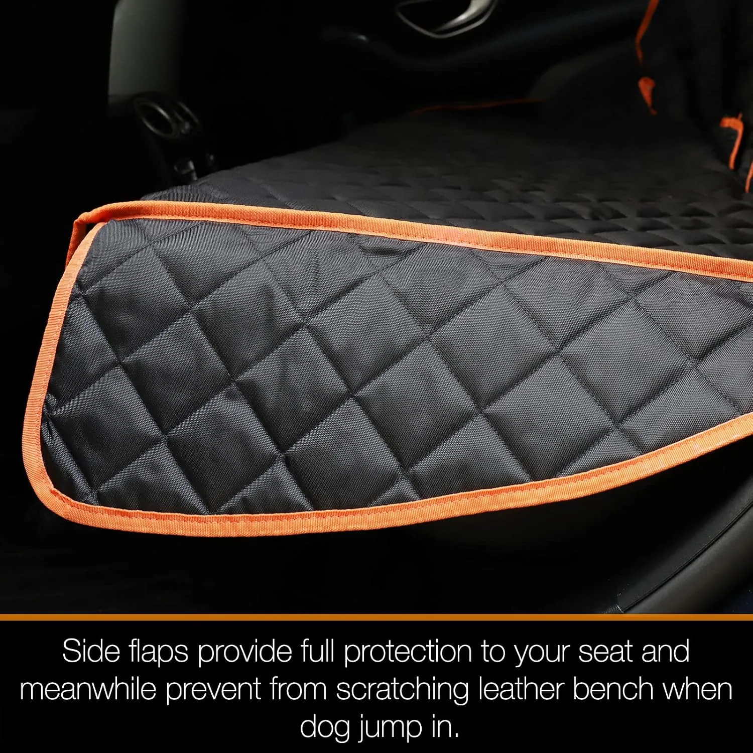 iBuddy Dog Seat Cover for Truck Waterproof Truck Back Seat Protector for Kids Without Smell Heavy Duty and Nonslip Pet Bench Seat Cover for Chevrolet Silverado/GMC/Ram/Ford F150 F250 F350