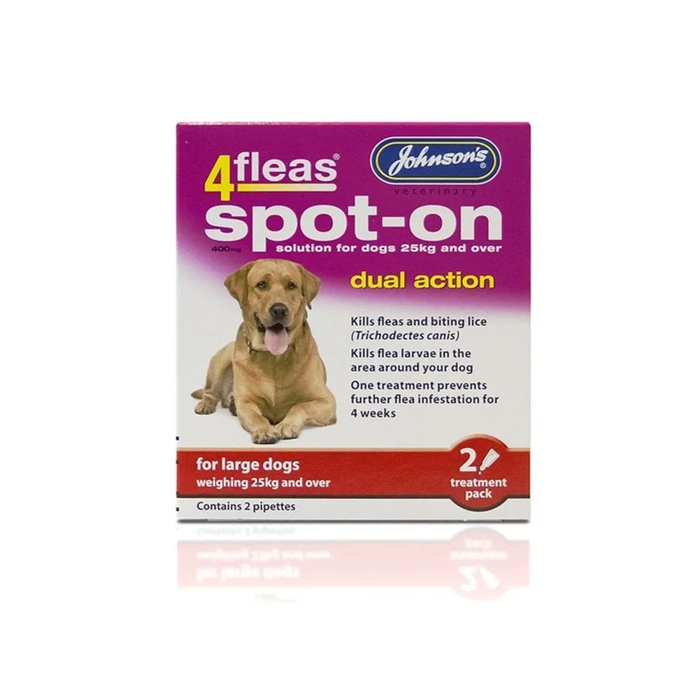 Johnson's 4Fleas Spot On For Dogs 2 pack