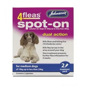 Johnson's 4Fleas Spot On For Dogs 2 pack