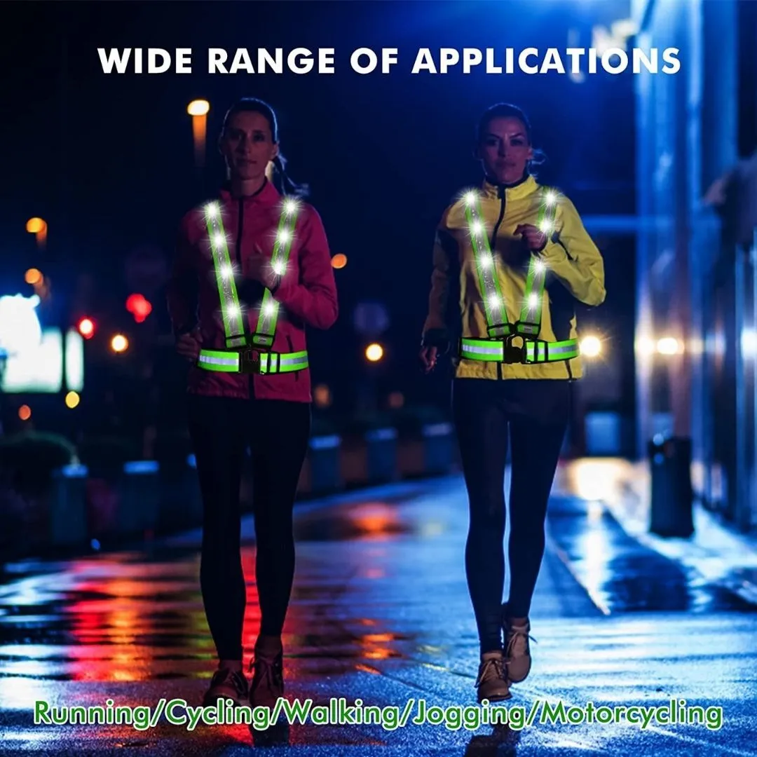 LED Reflective Safety Harness