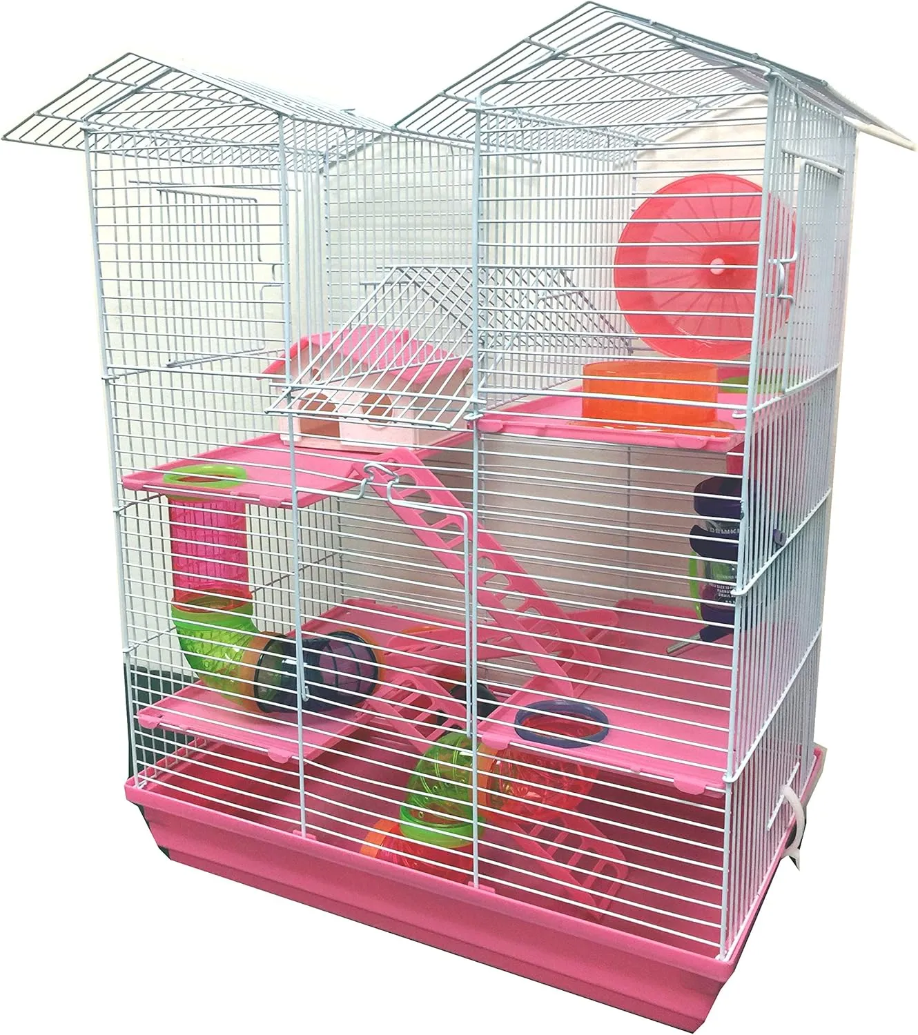 New Large Twin Towner Habitat Syrian Hamster Rodent Gerbil Mouse Mice Rat Wire Animal Cage