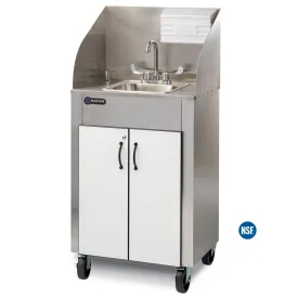 Ozark River ESPRWK-SS-SS1N Elite PRO 1, 38.50" Adult Height Portable Sink, Stainless Steel Countertop